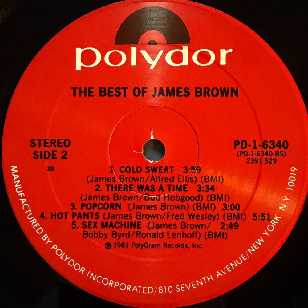 James Brown ‎– The Best Of James Brown (США 1981г.)