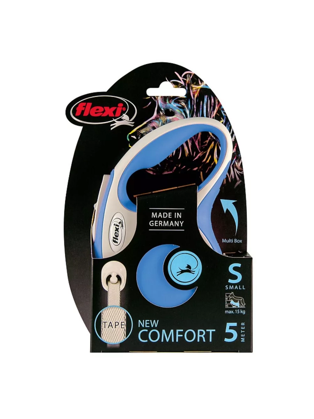 Поводок-Рулетка New Line Comfort S до 15кг лента 5м