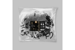 Гирлянда Neon-Night Бахрома 4,0x0,6 м, черный каучук, IP67, 128 LED теплый белый 255-226