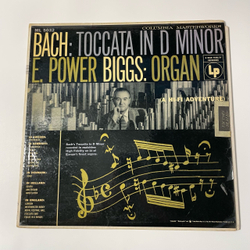 Винтажная виниловая пластинка LP Bach И. С. Бах, E. Power Biggs, Toccata In D Minor (A Hi-Fi Adventure) (США 1955)
