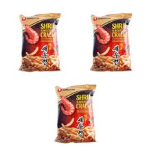 Чипсы креветочные с острым вкусом Nongshim 75 г 3 шт