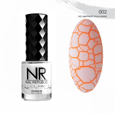 NR Лак CRAQUELURE 02, Белый, 10мл
