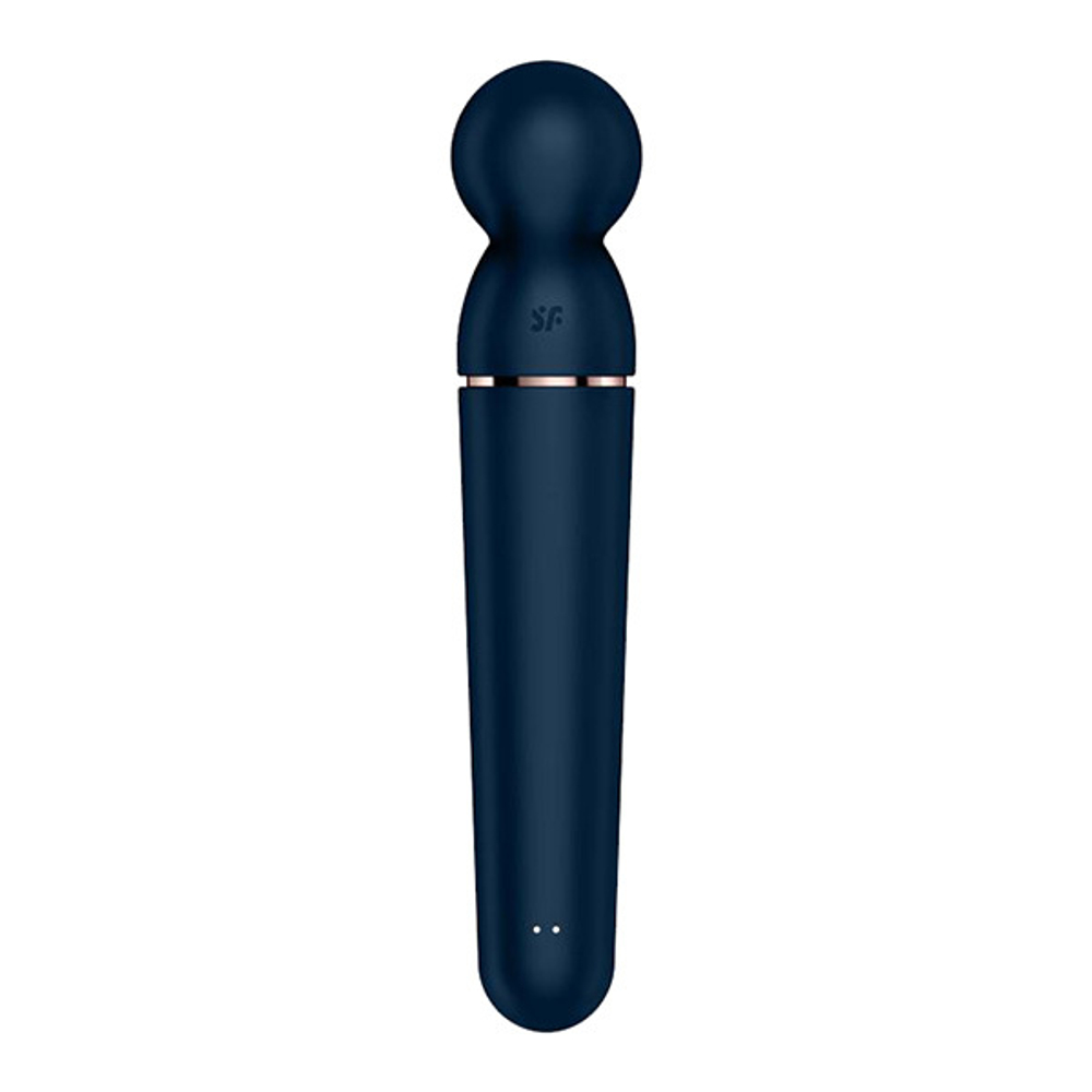 Темно-синий вибромассажер 21,9см Satisfyer Planet Wand-er 4018560
