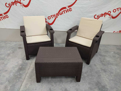 Комплект уличной мебели под искусственный ротанг Yalta Balcony Set