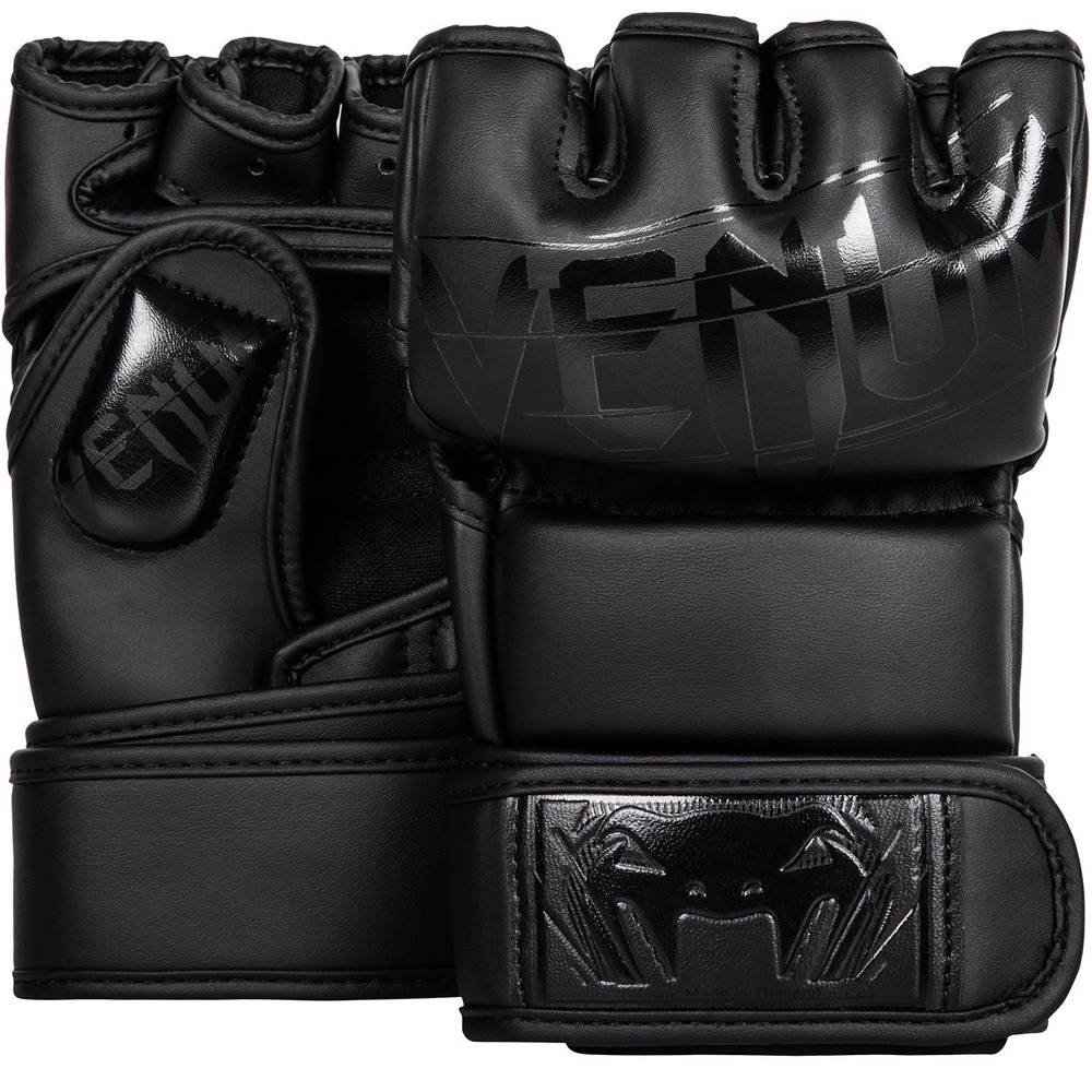 Перчатки ММА Venum Midnight Fury Black/Grey/Silver