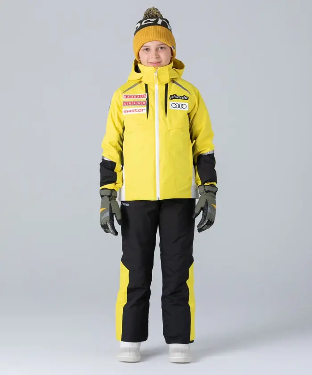 PHENIX 25/26 костюм горнолыжный юниорский TEAM SWE EFB252P81RP Sweden Junior Two-piece, YE