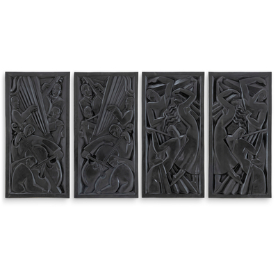Настенный декор Wall Object Senza Tempo set of 4 арт.116469