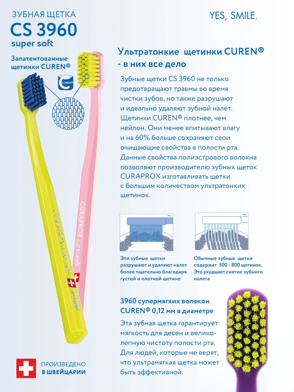 Зубная щетка Curaprox CS 3960 Super Soft