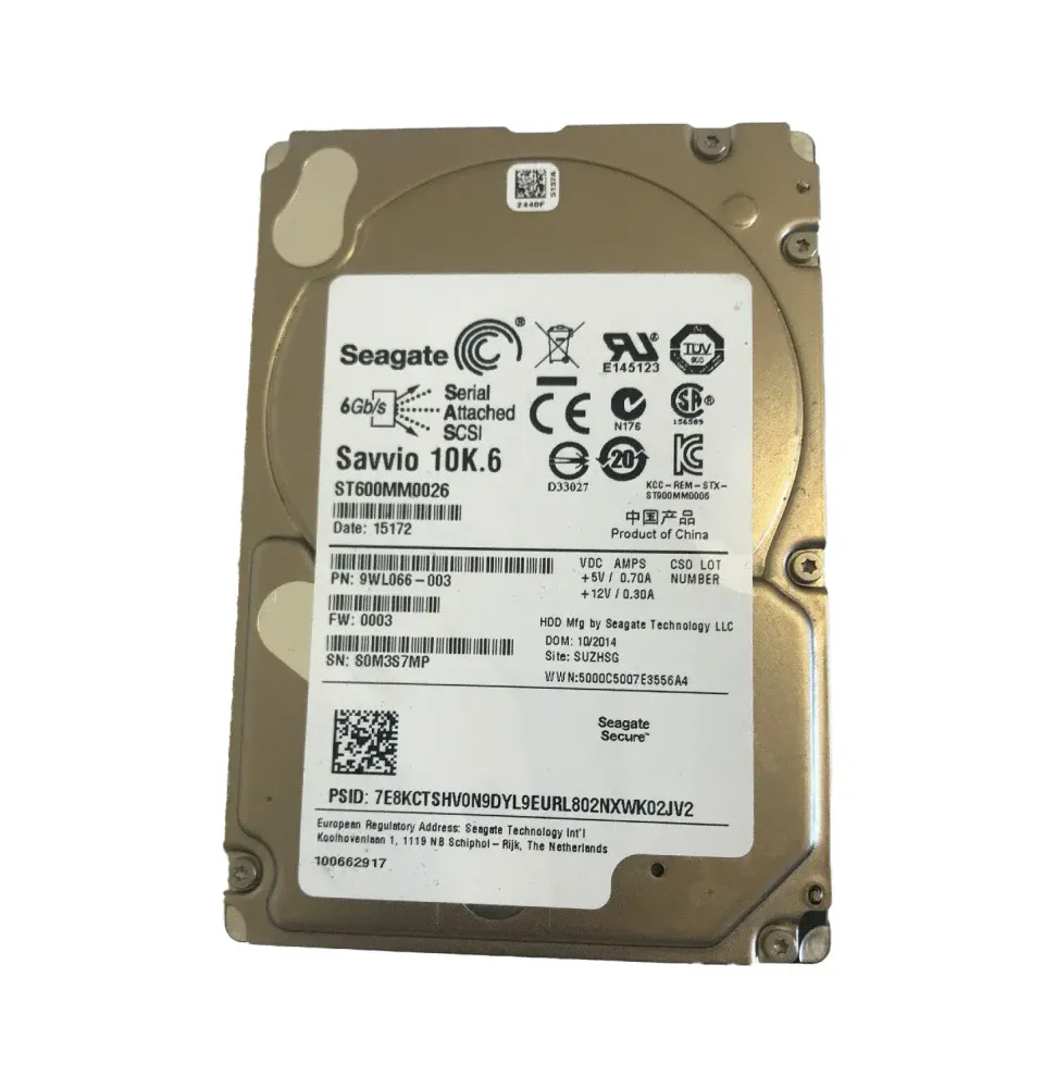 Жесткий диск Seagate 600GB 10K 10K.6 2.5" SAS 6Gb/s 9WL066-003