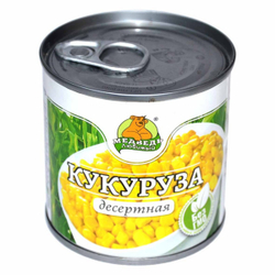 Кукуруза десертная 212мл Медведь любимый ж/б 1/24