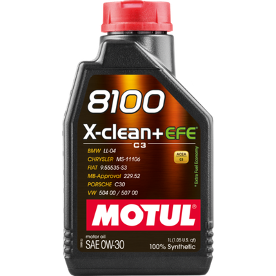 MOTUL 8100 X-CLEAN+ EFE 0W30 (  1л) синтетическое моторное масло