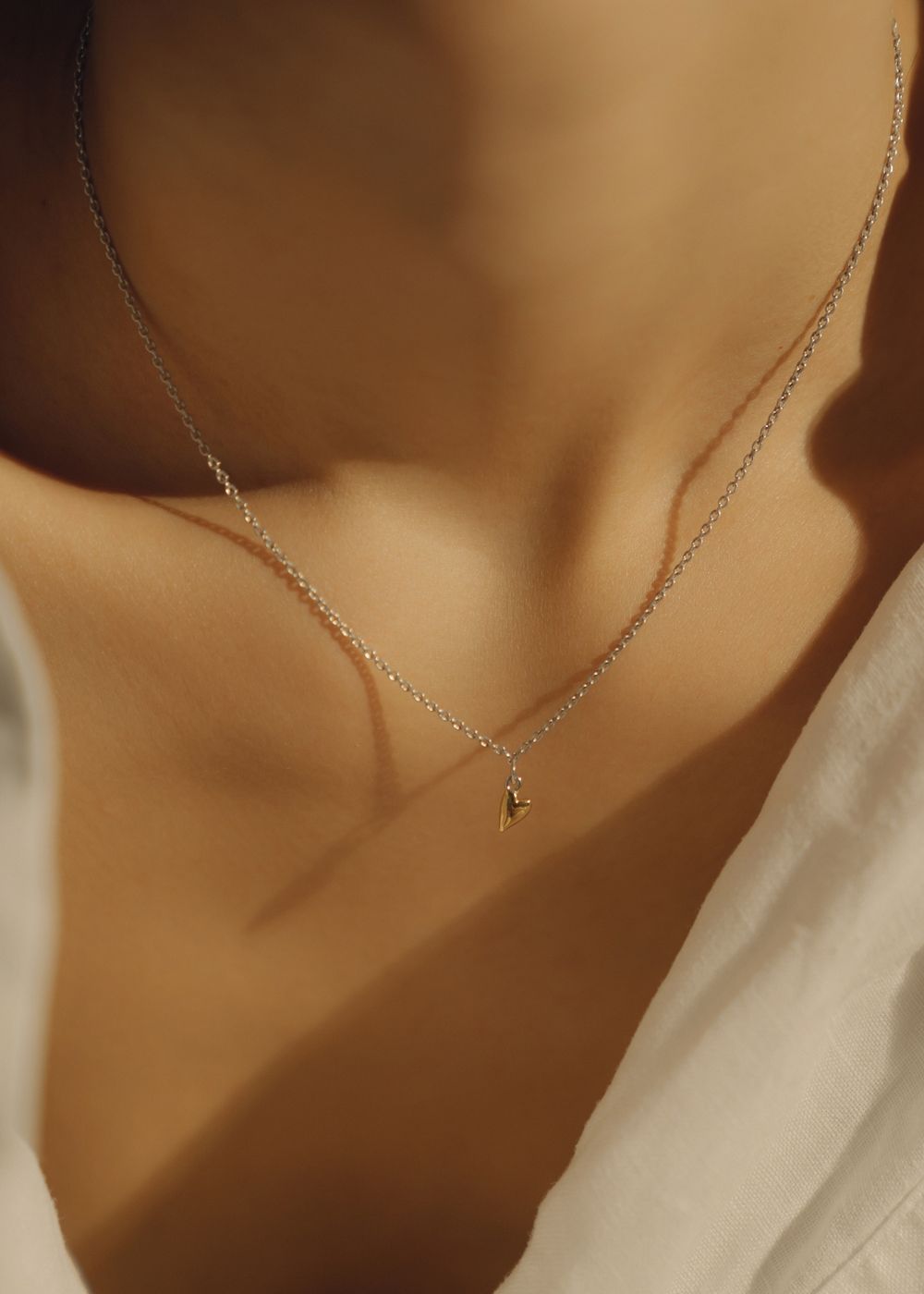 Колье-чокер Лав ин, позолота / Love in gold