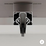 Магнитный шинопровод для натяжного потолка Arte Lamp LINEA-ACCESSORIES A473206