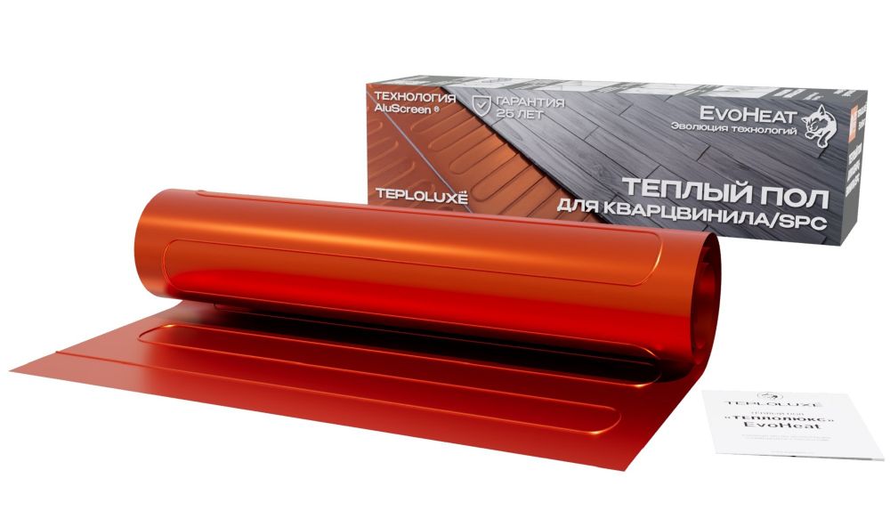"Теплолюкс" EvoHeat 120 Вт/1,5 кв.м. Теплый пол для кварцвинила