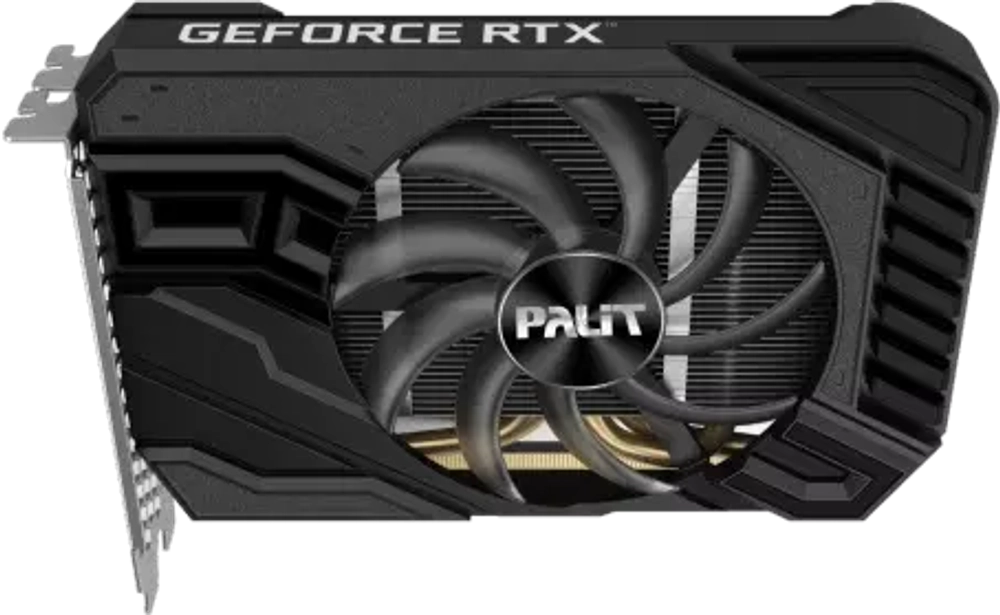Видеокарта 6 Гб Palit NVIDIA GeForce GTX 1660 Ti StormX (NE6166T018J9-161F) Объем: 6 Гб/ Шина: 192 бит/ Память: GDDR6/ HDMI x1/DVI x1/ DisplayPort x1/ Интерфейс: PCI Express 3.0/