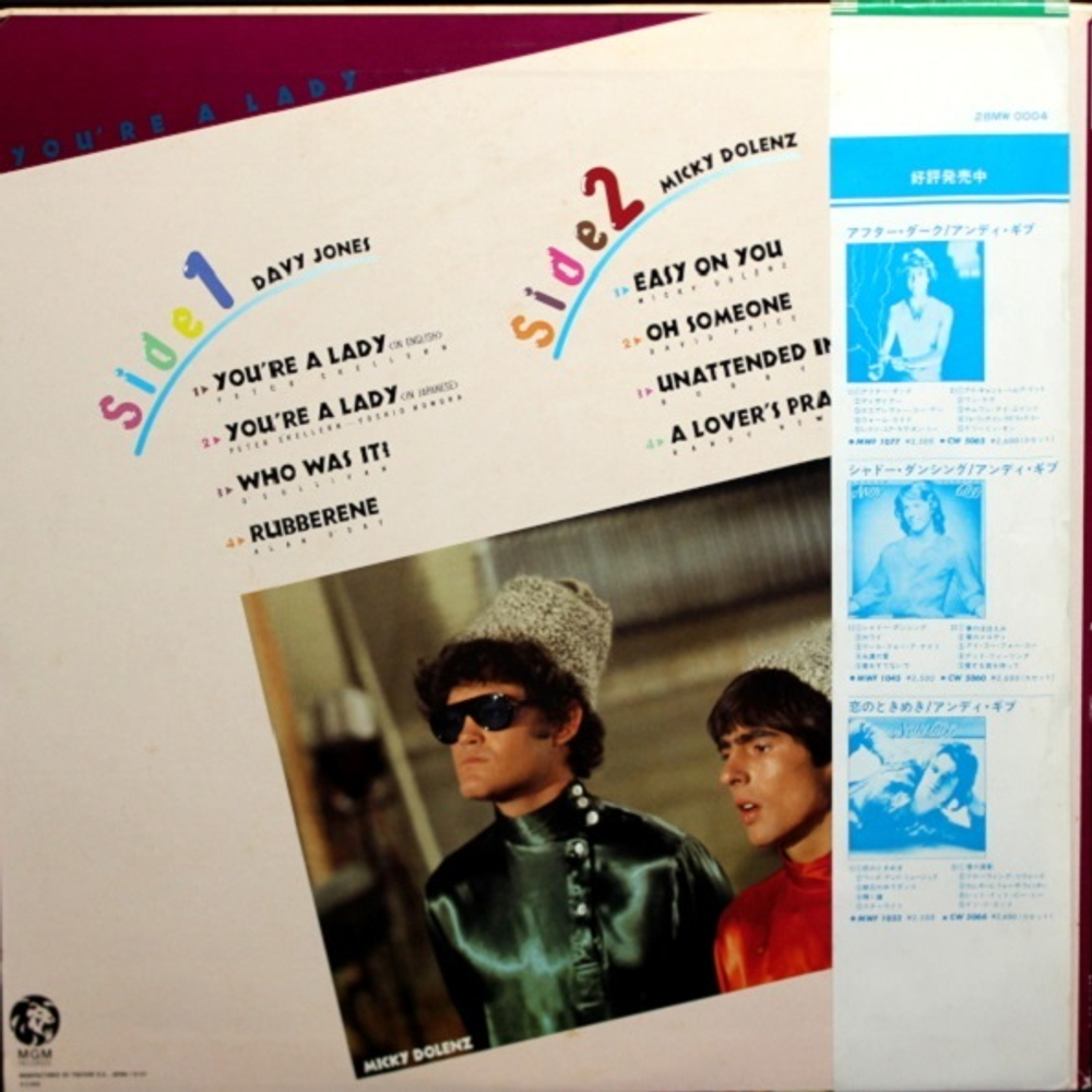 Davy Jones, Micky Dolenz / You're a Lady (LP)