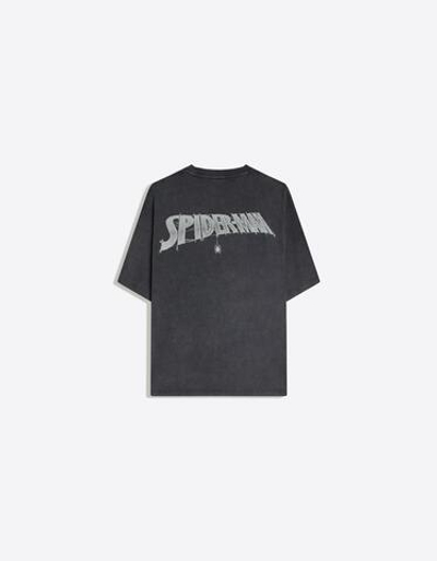 Мужская футболка с коротким рукавом SPIDER-MAN - BERSHKA