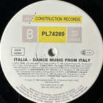 Сборник Italia - Dance Music From Italy (Германия 1989г.)