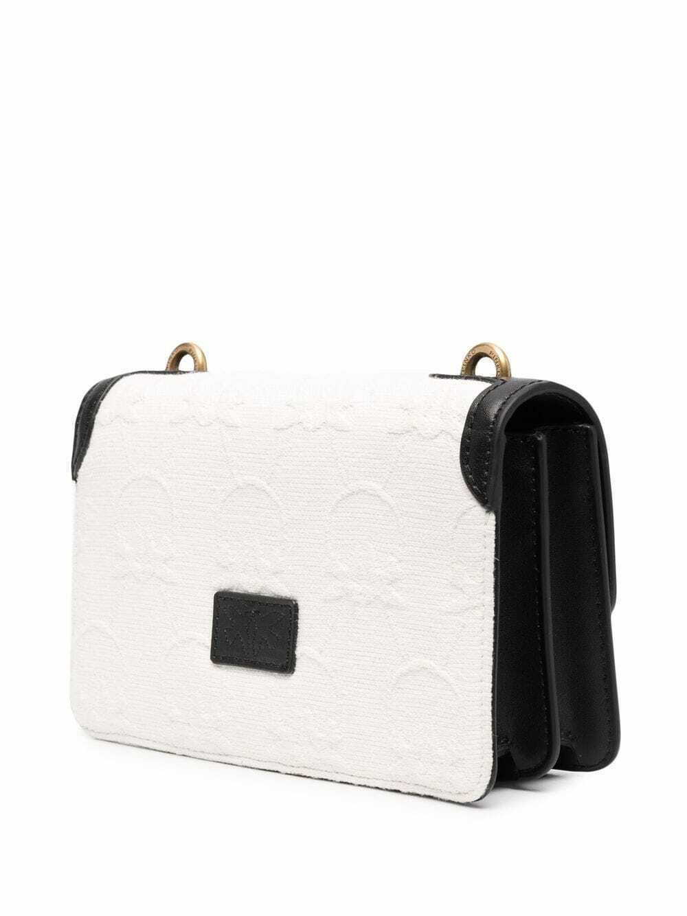 MINI LOVE BAG ICON FRAMED LOGO – black
