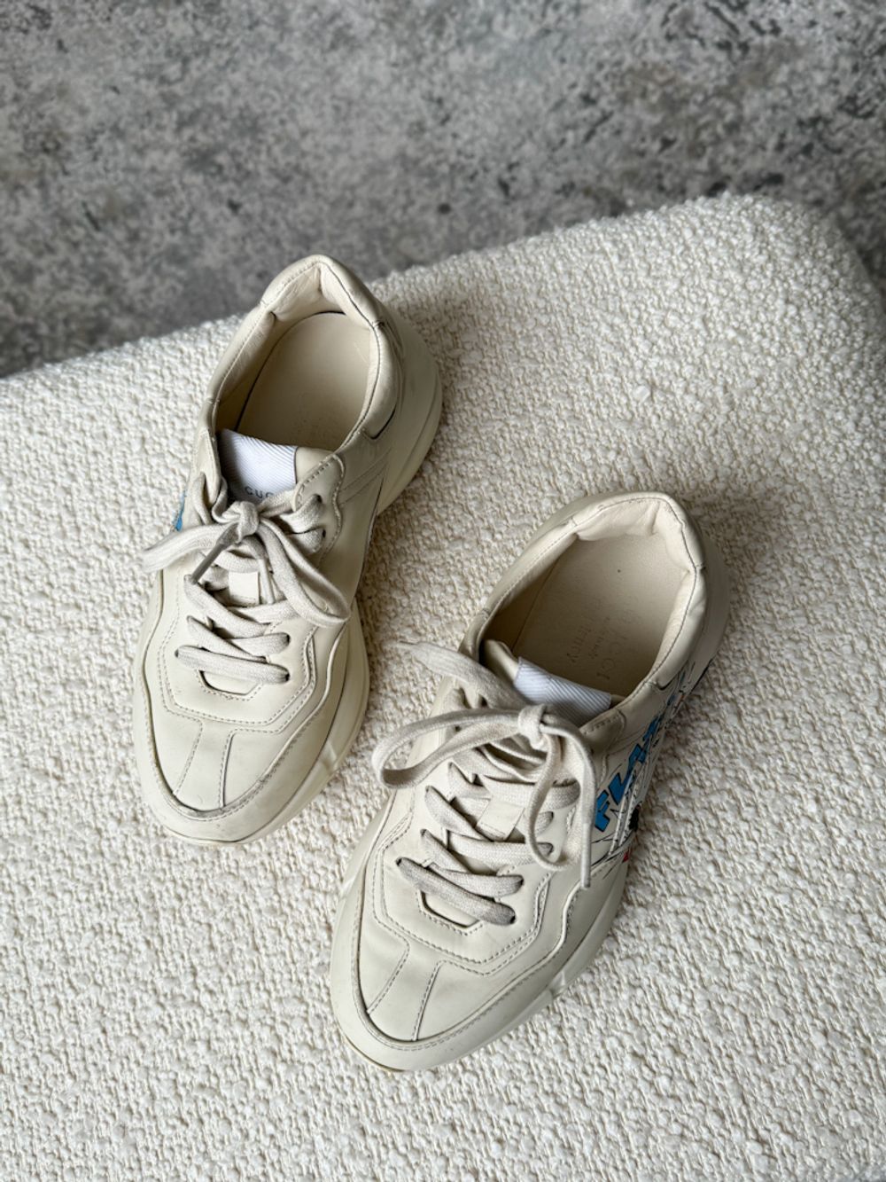Кожаные кроссовки Gucci, 34,5