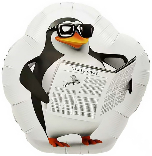 Фигура Деловой пингвин 21'' Fl