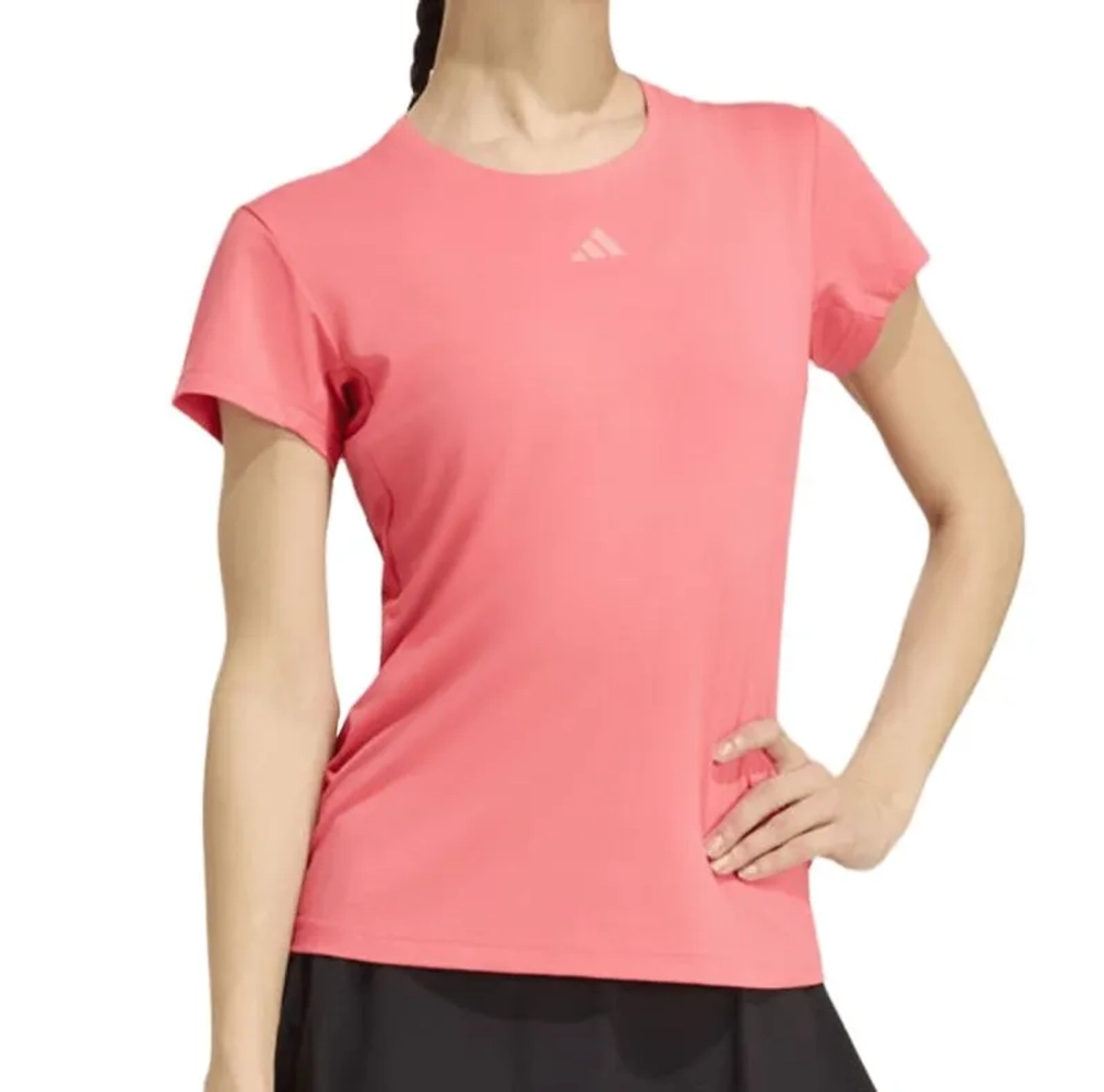 Женская теннисная футболка Adidas Tennis Climacool Freelift - pure turbo
