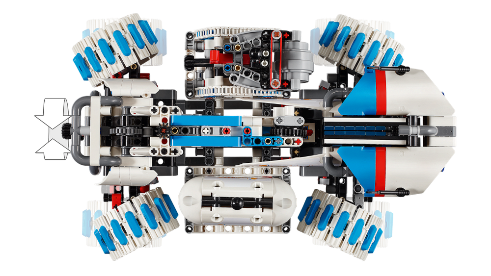 Конструктор Лего Техник луноход НАСА Лунный аванпост ЛУНА 42211 LEGO Technic Lunar Outpost Space Vehicle 1082 детали 10+