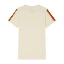 Женская теннисная футболка Roland Garros Color Lines - ecru