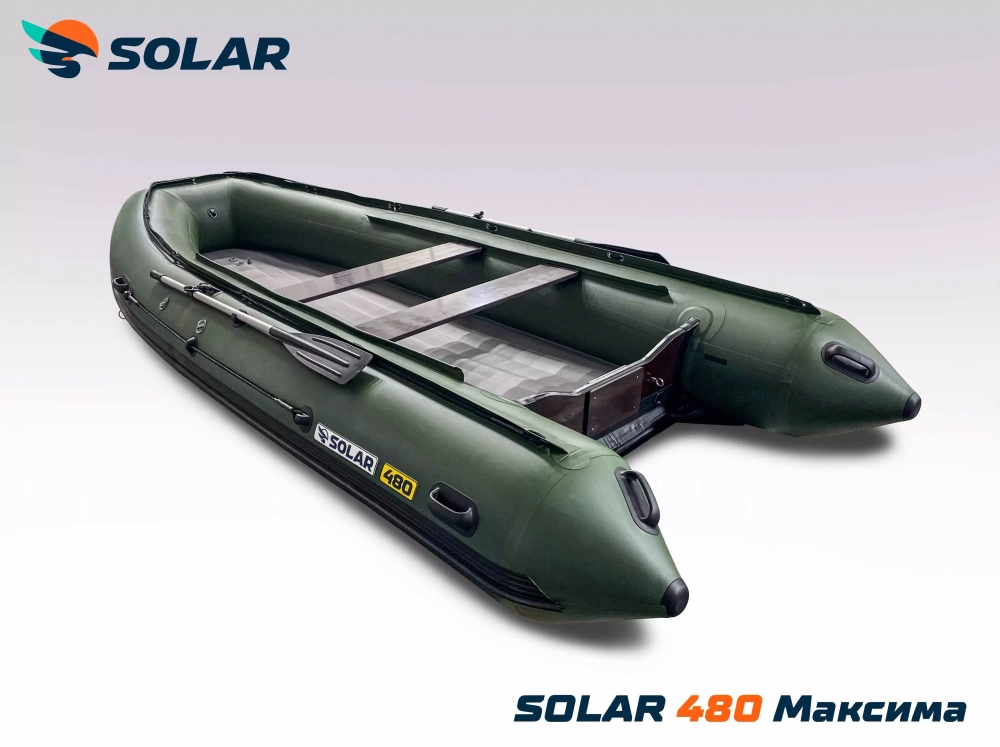 Лодка надувная моторная solar-480 к
