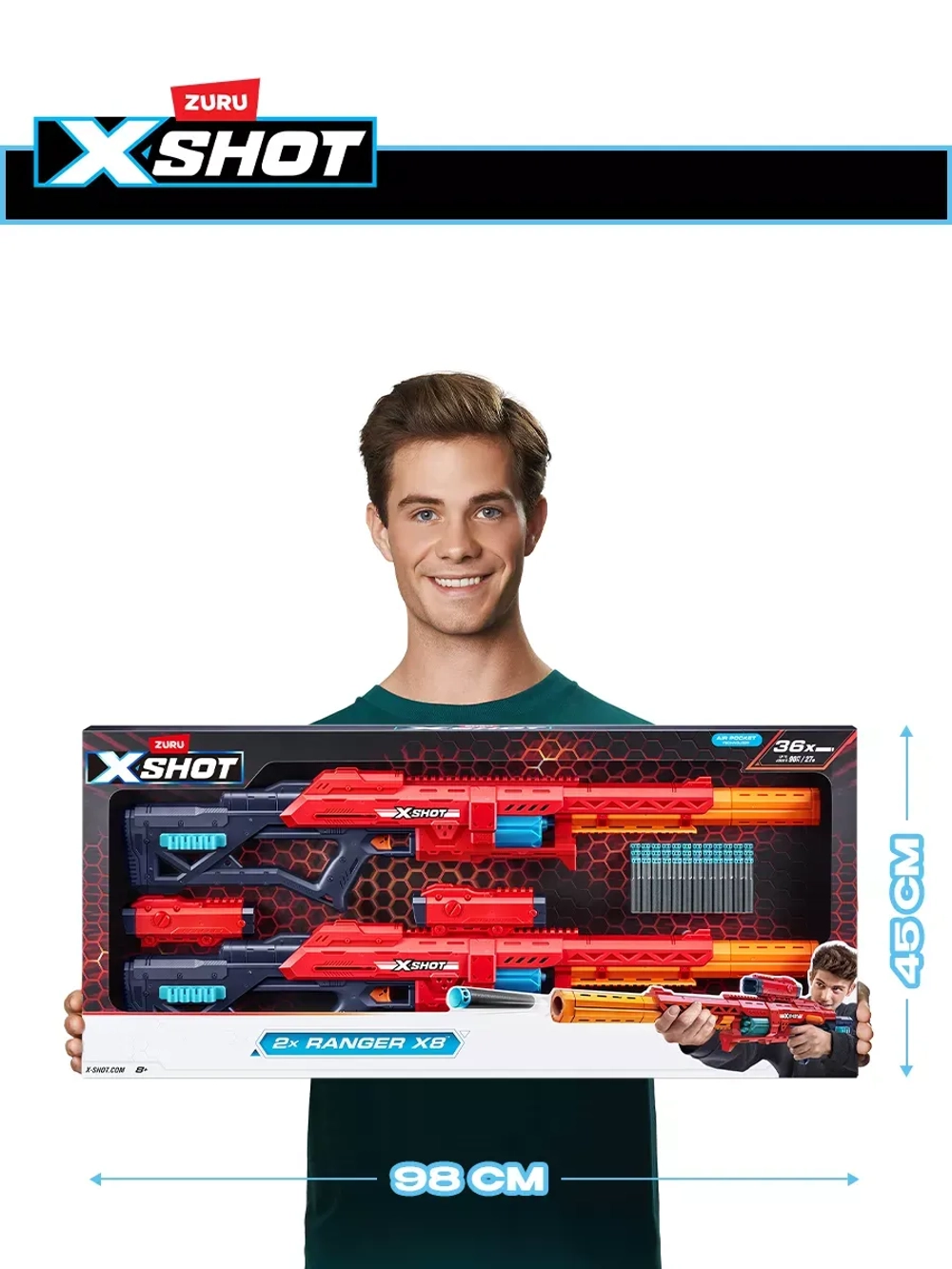 Набор Бластеров с мягкими пулями XSHOT