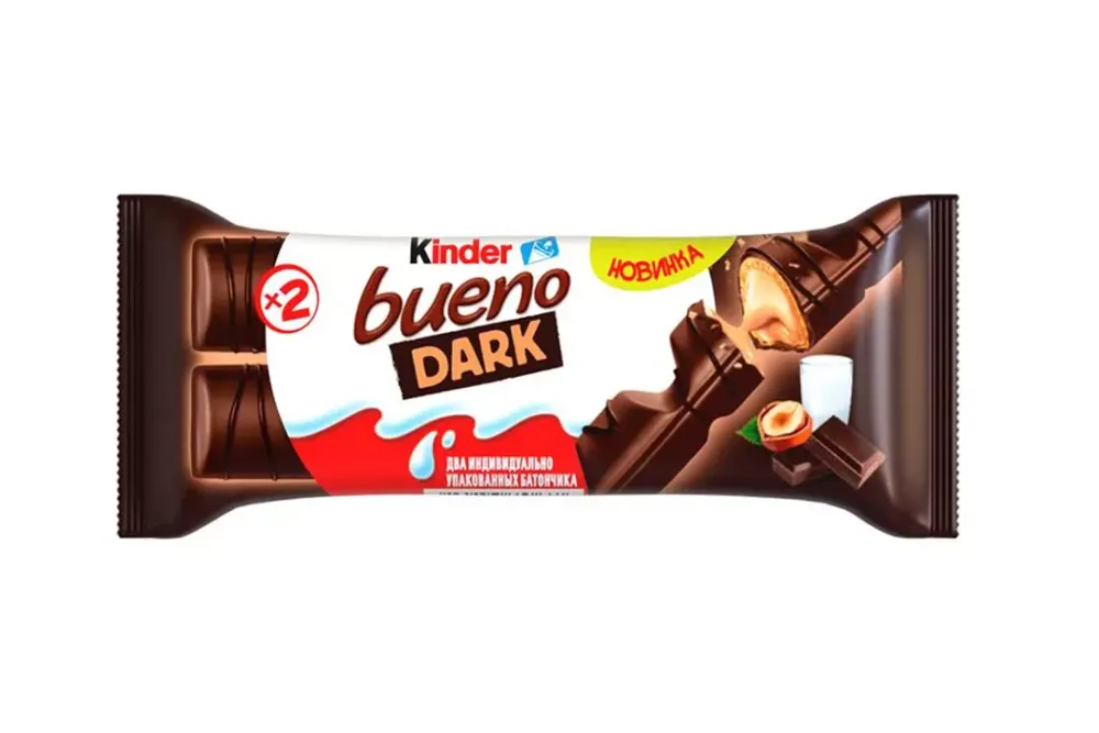 Батончик Kinder Bueno dark 21,5г