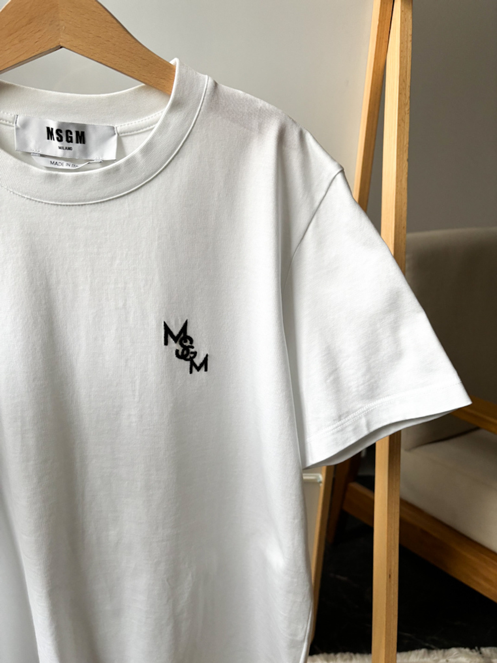 Хлопковая футболка MSGM, XS