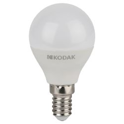 Лампа светодиодная Kodak LED P45-7W-865-E14 K 7Вт шар холодный дневной свет Е14 | Лампы cветодиодные Шар (G/P)