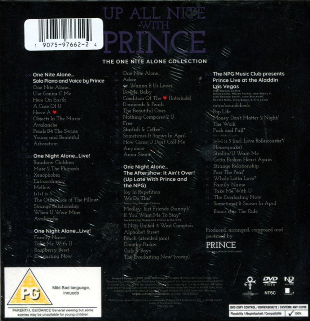 Prince / Up All Nite With Prince: The One Nite Alone Collection (4CD+DVD)