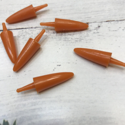 Аксессуары игрушек "Нос снеговика - средний", 2 см (6 шт.), арт 07048