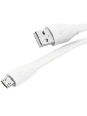 Кабель micro USB белый 1м