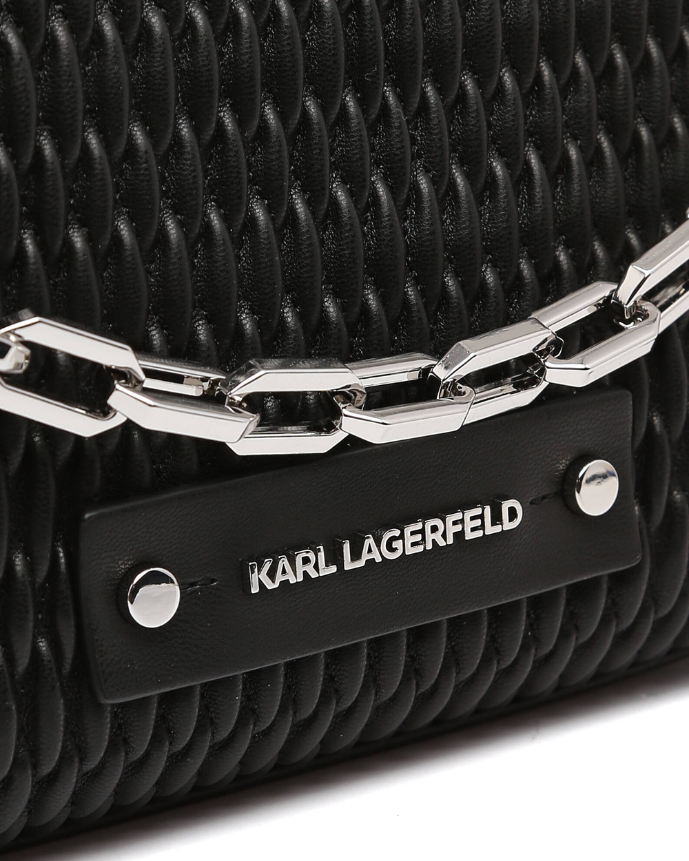 сумка через плечо k/kushion sm quilt Karl Lagerfeld - черный(230W3093)