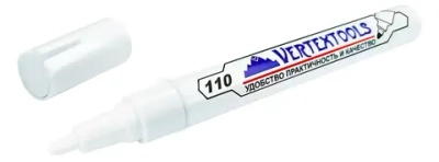 Маркер масляный VertexTools белый.