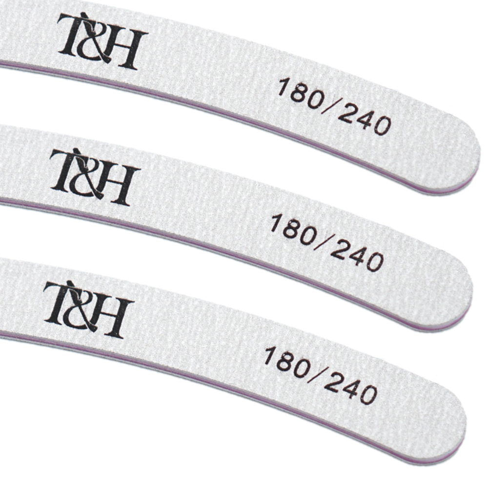 Пилка для ногтей T&H 180/240