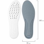 Стельки для обуви АНАТОМИЧЕСКИЕ ДЫШАЩИЕ, материал PU PRO, размер RU 39-44 / EU 40-45, с линиями выреза, SHEGRA (ШЕГРА), 700737