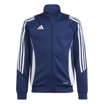 Кофта для мальчика теннисная Adidas Kids Tiro 24 Training - team navy blue/white