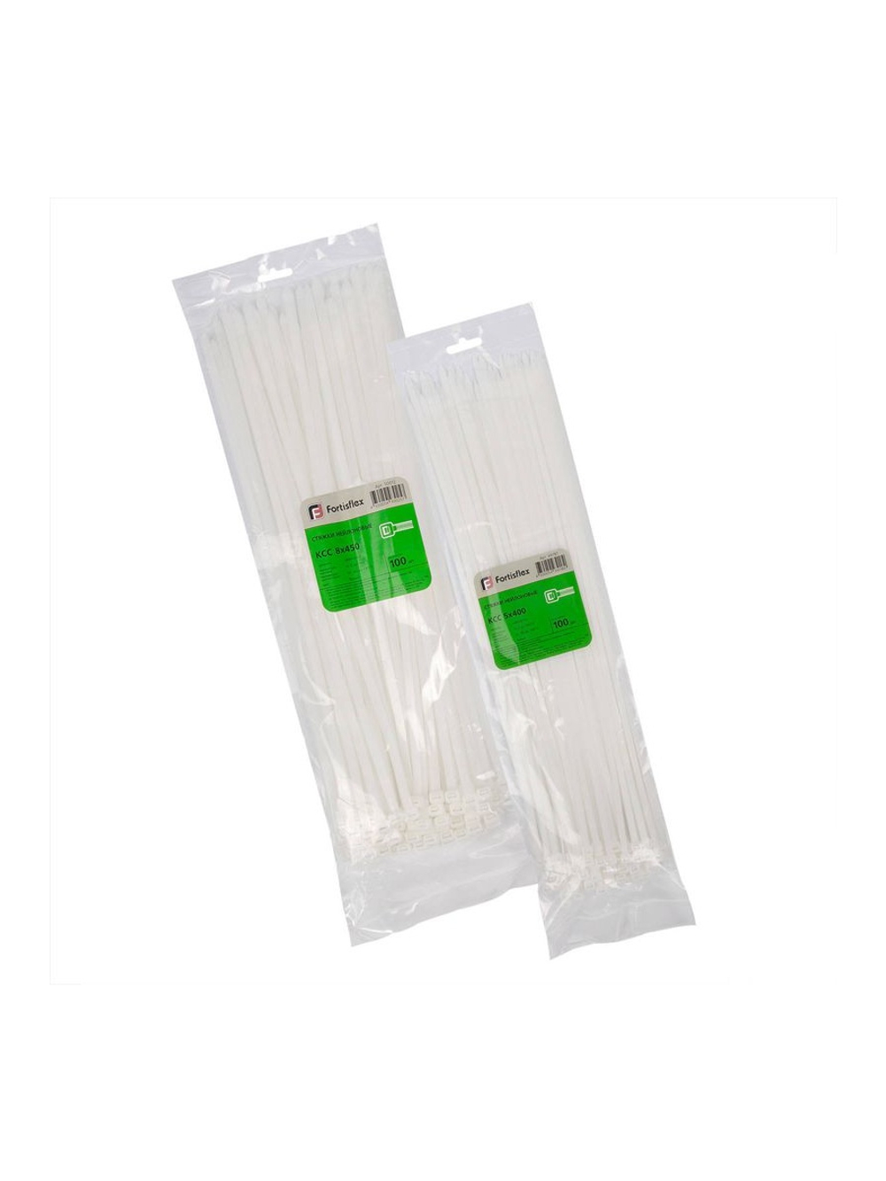 Хомут кабельный КСС 3х100 нейл. бел. (уп.100шт) Fortisflex 49391