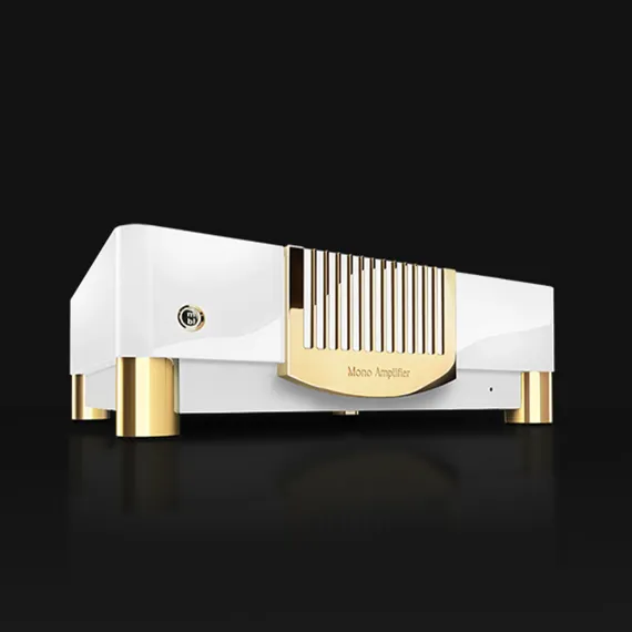MBL N15 Mono Power Amplifier Piano White Gold