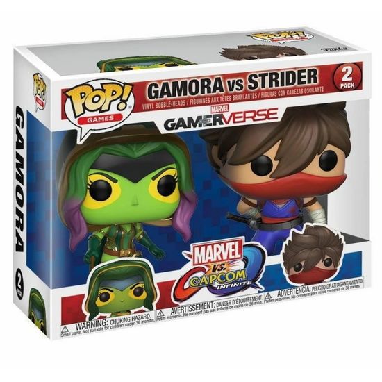 Фигурка Funko POP! Vinyl 2-Pack: Capcom vs. Marvel: Gamora vs Strider 22776