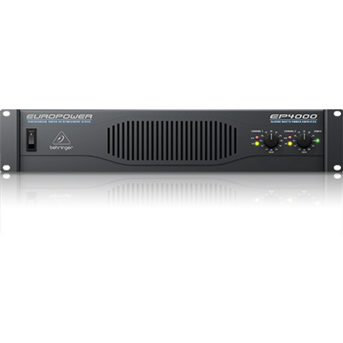 BEHRINGER EP4000 - усилитель мощности, 2х950 Вт/4 Ом,2х550 Вт/8 Ом, мост:2400 Вт/4 Ом, 1750 Вт/8 Ом