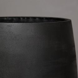 Кашпо OVAL CHARCOAL D60 H88