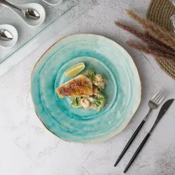 Тарелка d 26,5 см h3 см Sea Blue Frutti di Mare P.L. [1]