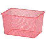 Сетчатый ящик для хранения IKEA TROFAST (ТРУФАСТ), Светло-красный, 42x30x23 см