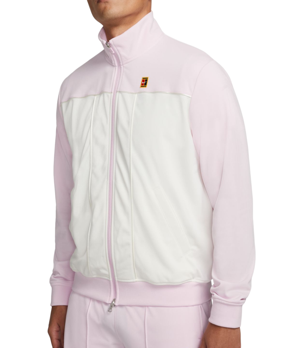 Мужская теннисная кофта Nike Court Heritage Suit Jacket - Розовый