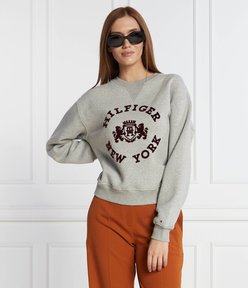 Худи MDN REG VARSITY FLOCK Tommy Hilfiger - серый(WW0WW39805)